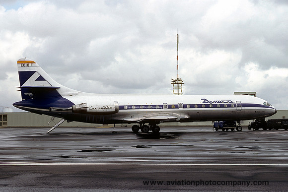 Aviaco Sud SE-210 Caravelle 10R EC-BIF (1977)