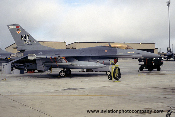 USAF 347 TFW General Dynamics F-16A Fighting Falcon 83-1109/MY