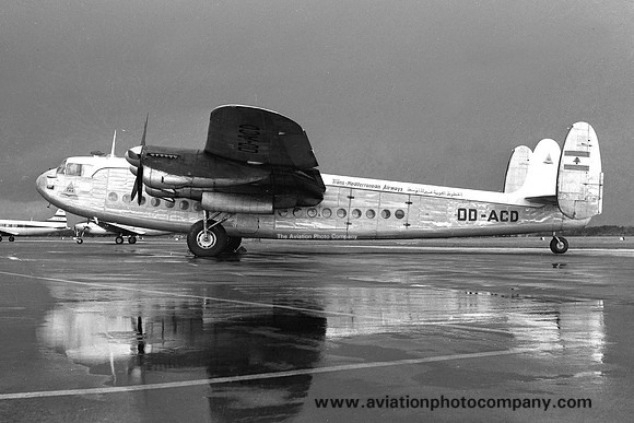 Trans Mediterranean Airways Avro York OD-ACD (1957)