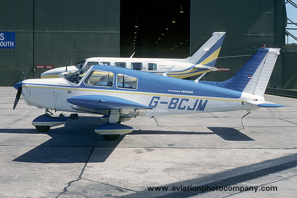 Piper PA-28-140 Cherokee G-BCJM at RAF Lossiemouth (1984)