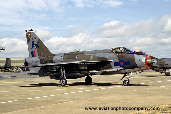 RAF LTF English Electric Lightning F.3 XP749/DB (1983)