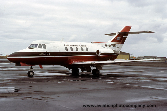 Civil Aviation Authority Hawker Siddeley HS125-3B G-AVDX