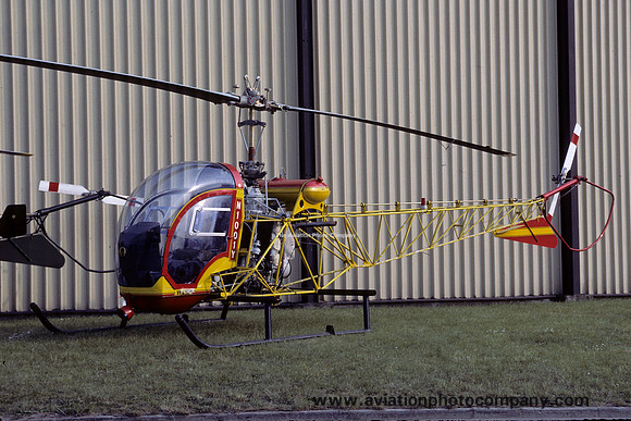 Texas Helicopter Corp OH-13H/M74L N100Y at the Paris Air Show (1985)