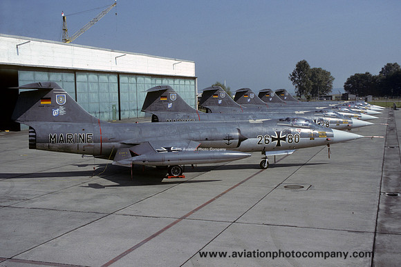 German Navy MFG2/LVR1 Lockheed F-104G Starfighter 26+80 (1986)