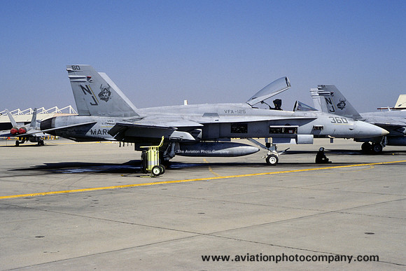 US Marines VFA-125 McDonnell Douglas F/A-18A Hornet 162843/NJ-360 (2000)