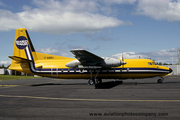 Swedair Fairchild F-27J F-GBRU (1984)