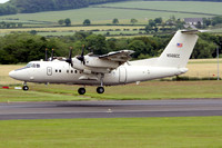 US Army DHC-7-102 (EO-5B) N566CC at Prestwick (2012)