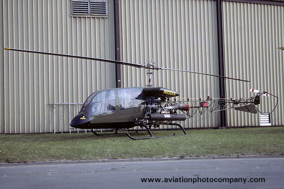 Texas Helicopter Corp M79S Wasp N1001X at the Paris Air Show (1985)
