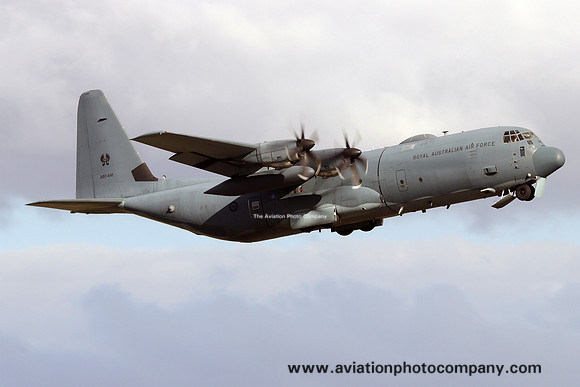 RAAF 37 Squadron Lockheed C-130J-30 Hercules A97-441 at Prestwick (2024)