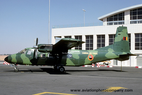 Zambian Air Force Harbin Y-12 AF216 (2003)