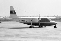 Malta Gozo Air Services Britten-Norman BN-2A Islander G-AXFL at Luqa (1969)