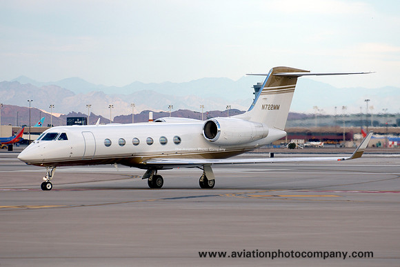 Gulfstream 350 N722MM at Las Vegas IAP (2013)