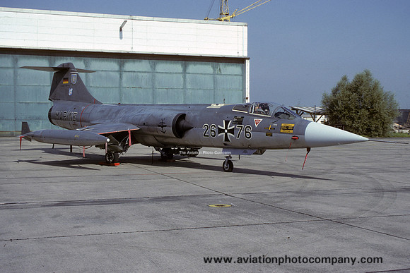 German Navy MFG2/LVR1 Lockheed F-104G Starfighter 26+76 (1986)