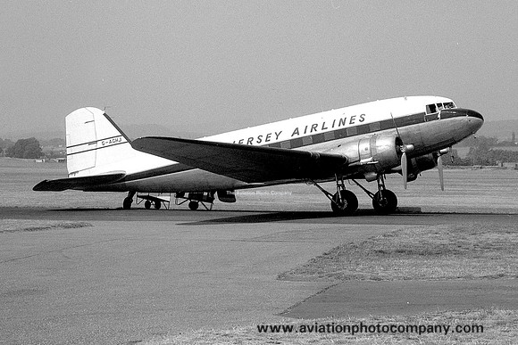 Jersey Airlines Douglas DC-3 Dakota G-AGHJ (1961)