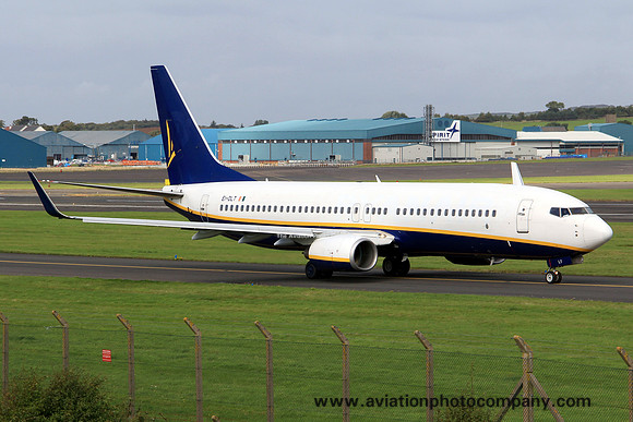 Ex Ryanair Boeing 737-800 EI-DLT at Prestwick (2013)