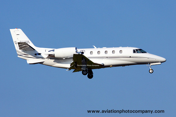 Cessna 560 G=CHUI at Birmingham (2013)