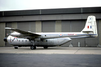 Ex RAF AWA Argosy 9Q-COE/XP446 at East Midlands (19770