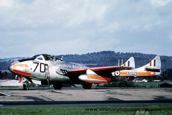 RAF 3/4 CAACU De Havilland Vampire T.11 XH329/70