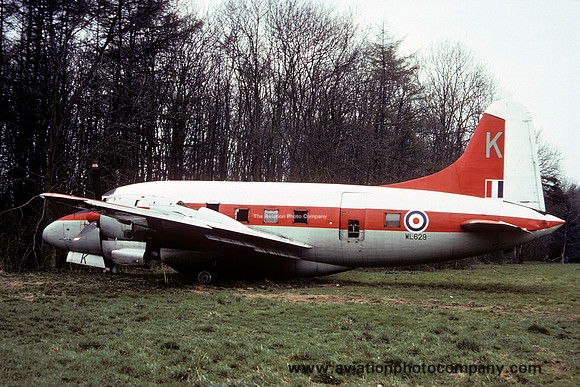 RAF Vickers Varsity T.1 WL629 at the Catterick Fire School