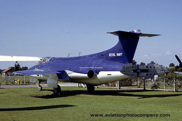 Royal Navy Blackburn Buccaneer S.1 at the FAA Museum (1973)