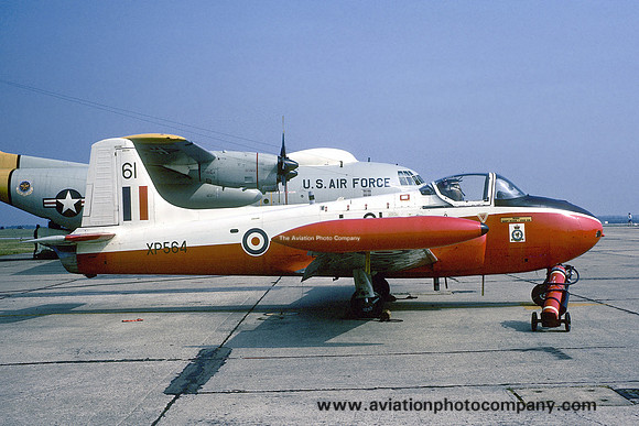 RAF 3 FTS Hunting Jet Provost T.4 XP564/61 (1970)