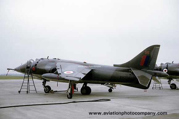 RAF Harrier OCU Hawker Siddeley Harrier GR.1 XV756 (1971)