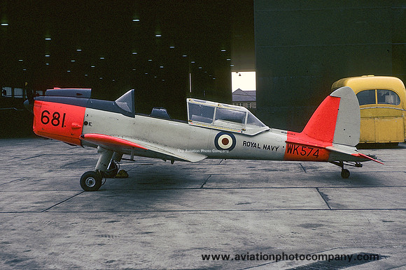 Royal Navy Lossiemouth Station Flight DHC-1 Chipmunk T.10 WK574/681 (1972)