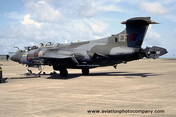 RAF 12 Squadron Blackburn Buccaneer S.2 XV867/EF (1984)