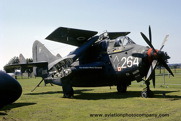 Royal Navy Fairey Gannet AS.1 XA454 at the FAA Museum (1973)