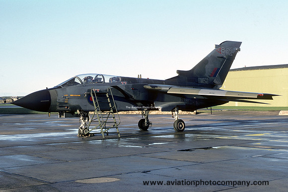 RAF TTTE Panavia Tornado GR.1 ZA329/B-52 at RAF Lossiemouth (1985)