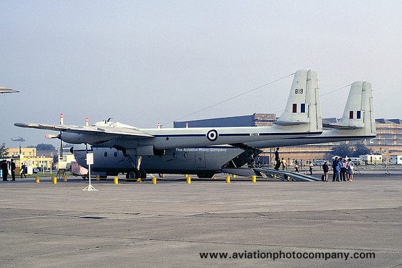 RAF Awa Argosy C.1 XN819 at RAF Finningley (1973)