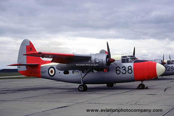 Royal Navy 750 Squadron Hunting Sea Prince T.1 WF128/LM638 (1972)
