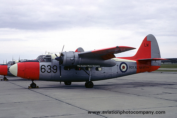 Royal Navy 750 Squadron Hunting Sea Prince T.1 WF133/LM639 (1972)