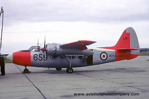 Royal Navy 750 Squadron Hunting Sea Prince T.1 WP321/LM659 (1972)