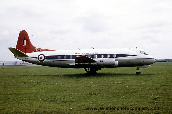 ETPS Vickers Viscount XR801 stored at Baginton (1972)