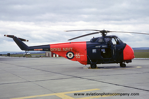 Royal Navy Lossiemouth Station Flight Westland Whirlwind HAS.7 XL846/85 (1972)