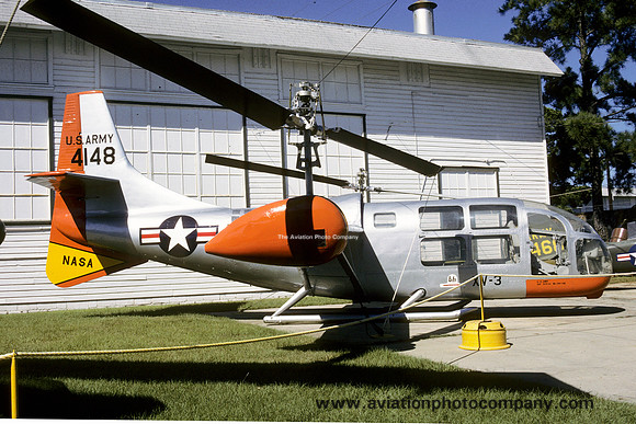 US Navy/NASA Bell XV-3A 54-0148 displayed at Fort Rucker (1986)