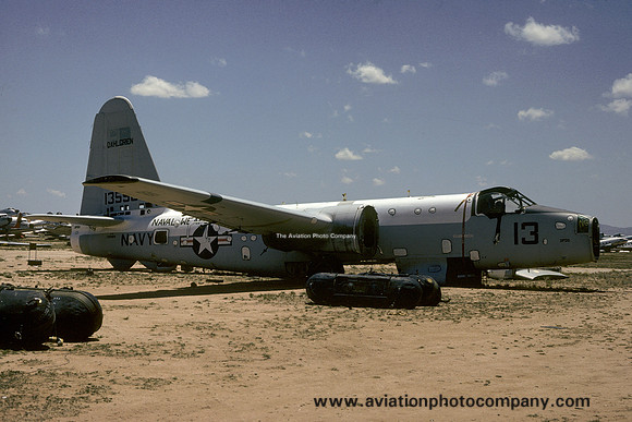US Navy NSWC Dahlgren SP-2E Neptune 135564 at MASDC Davis Monthan (1976)