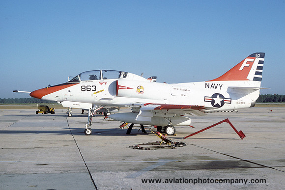 US Navy VT-4 TA-4J Skyhawk 158483/F-863 (1984)
