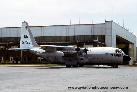 US Marines VMGR-352 Lockheed KC-130F Hercules 149792/QB (1975)