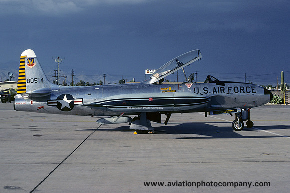 USAF 46th Air Division Lockheed T-33A Shooting Star 58-0514 (1990)
