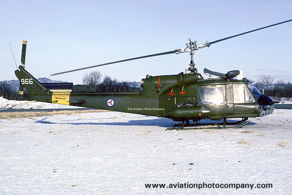 Norwegian Air Force 720 Skv Bell UH-1B 966 (1980)