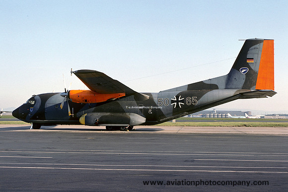 German Air Force LTG62 Transall C-160D 50+65 at Rhein Main AB (1980)