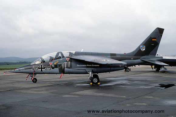 German Air Force JBG49 Dassault/Dornier Alpha Jet 40+23 (1980)