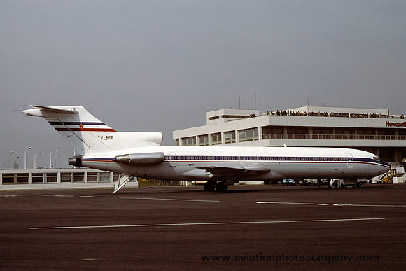 Yugoslavian Government Boeing 727-2L8(A) YU-AKD at Newcastle (1980)