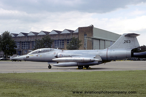 Norwegian Air Force 334 Skv Lockheed TF-104G Starfighter 12263 (1980)