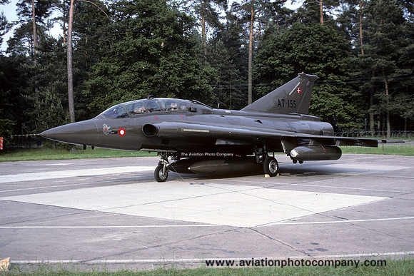 Danish Air Force Esk 725 SAAB Draken TF-35 AT-155 (1983)