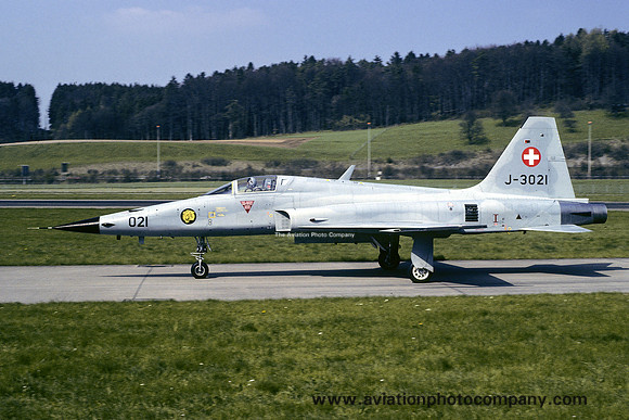 Swiss Air Force Northrop F-5E Tiger J-3021 (1980)