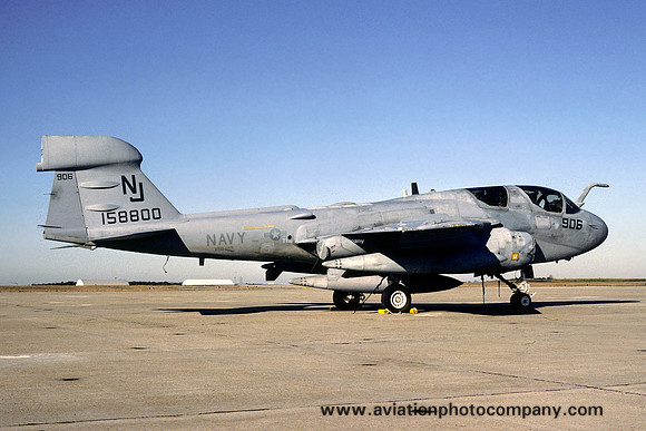 US Navy VAQ-129 Grumman EA-6B Prowler 158800/NJ-906 (1991)