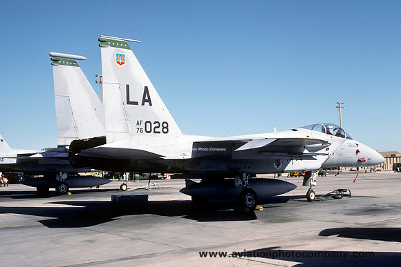 USAF 405 TTW 555 TFS F-15A Eagle 76-0028/LA (1991)